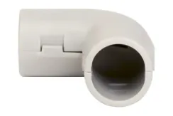 Угол для трубы DKС ПВХ d20 90 градусов IP40 20335