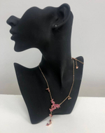 Ожерелье Swarovski с подвесками в виде бабочек