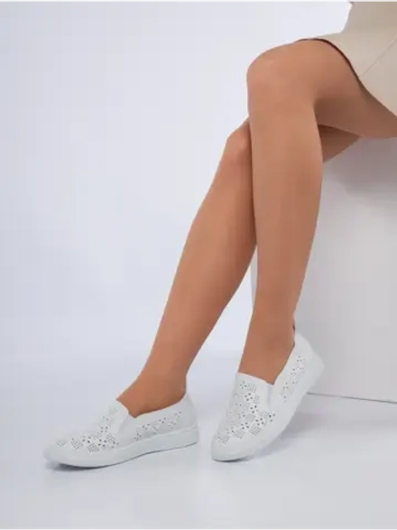 Мокасины летние с перфорацией