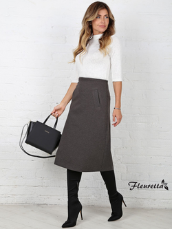 Юбка 2672707 серый