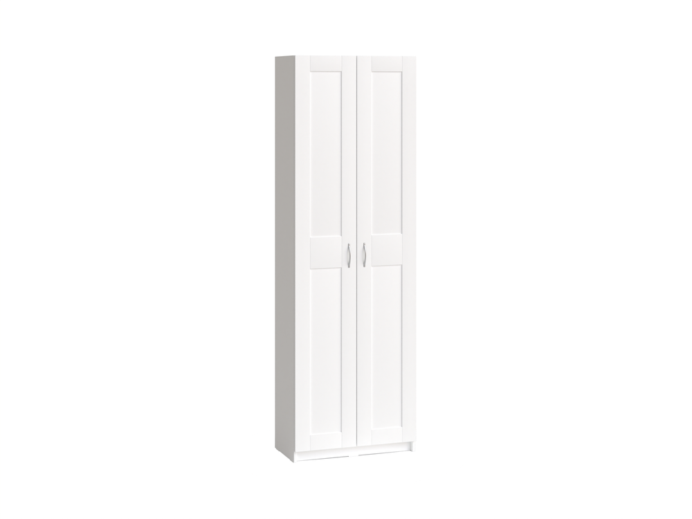 Шкаф Макс 2 двери 75х38х233 (белый)