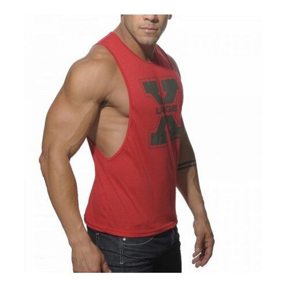 Мужская майка красная ADDICTED TANK-TOP RED AD186