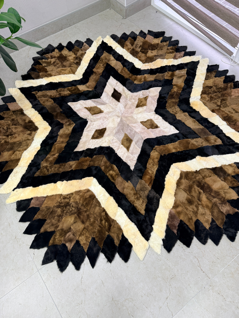 Меховой Ковер из овчины