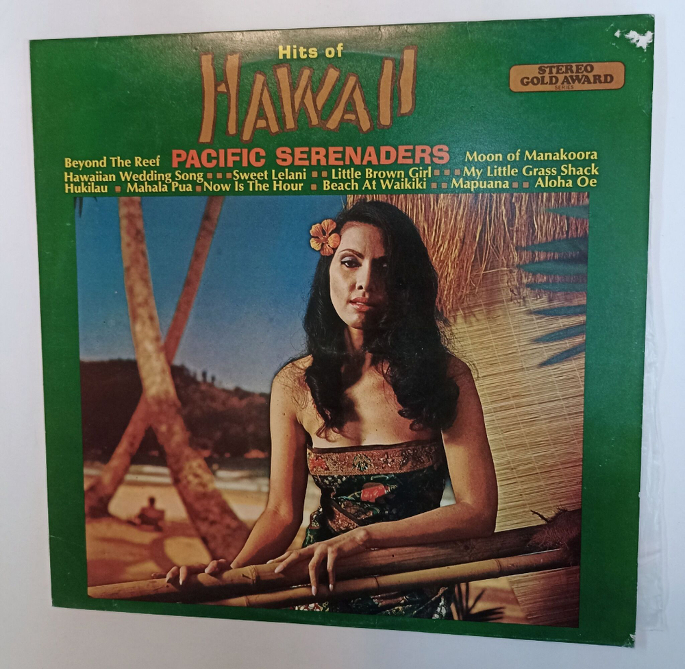 Винтажная виниловая пластинка LP Pacific Serenaders Hits Of Hawaii (UK 1970)