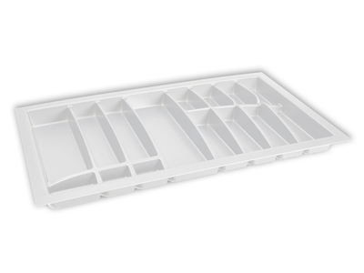 Dirks Лоток LINE для столовых приборов, ширина фасада 900 мм, 812x462х56 мм, белый