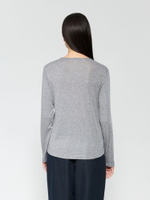 Лонгслив с рельефным швом