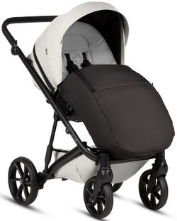 Детская коляска Tutis Viva 6 Plus Leather 3 в 1 с автокреслом Elo Lux EduSky Black 1612085 Cloud