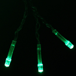 Гирлянда для дома БАХРОМА ш1,5м* в30/50см 48 ламп LED, прозрачн.провод, 8 реж, IP-20, Зеленый
