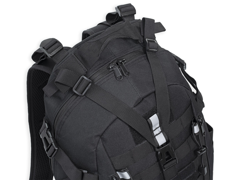 Рюкзак ShotTime городской Basic 25л, полиэстер 900D, MOLLE, 51х31х15 см, чёрный, 900г ST-BP-702 0-BK