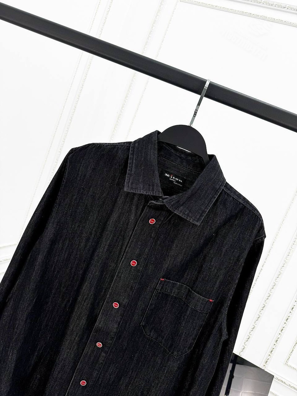 Джинсовая рубашка Kiton