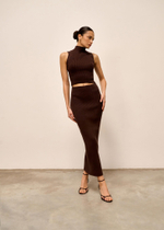 Топ CLARE, шоколадный