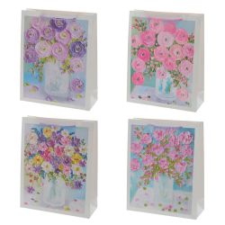 GAEM Пакет подарочный (бумага 210г/м2, блок микс 12шт), L26 W10 H32 см, 4в.