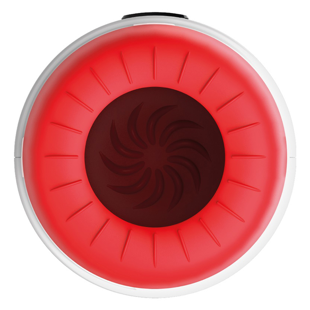 Автоматический вибромастурбатор 29см с режимами сжатия JamyJob Rocket Masturbator White