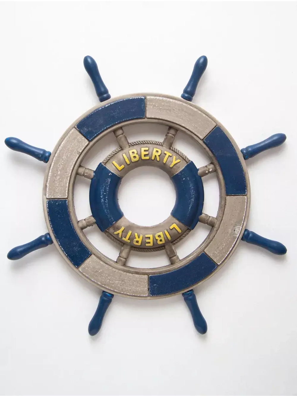 Декор на стену для интерьера "Штурвал" 43 см