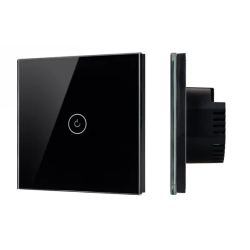 Выключатель сенсорный SWT-OMALI-S01-ZB-BK (250V, 10A, Zigbee) (Arlight, Стекло) 050033