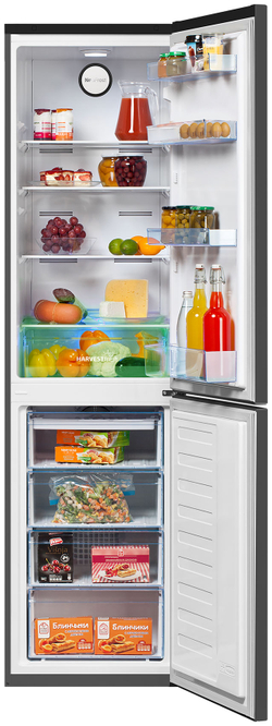 Двухкамерный холодильник Beko B3R0CNK332HG насыщенный серый