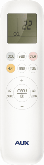 Настенная сплит-система AUX ASW-H12B4/JD-R2DI + AS-H12B4/JD-R2DI, черный