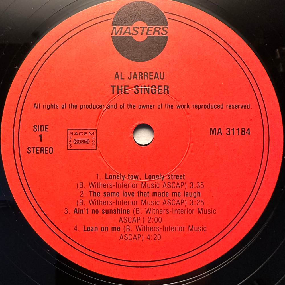 Al Jarreau - The Singer (Голландия)