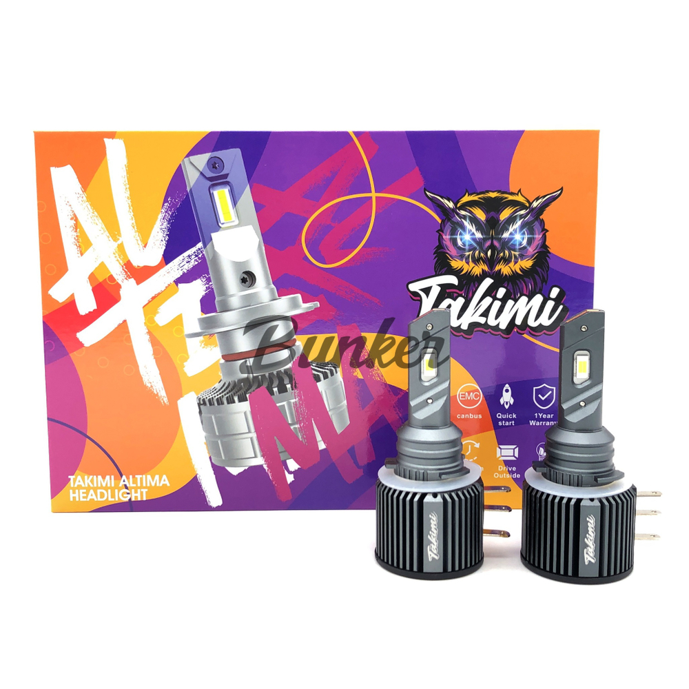 Светодиодные автомобильные LED лампы TaKiMi Altima H15 5500K 12/24V