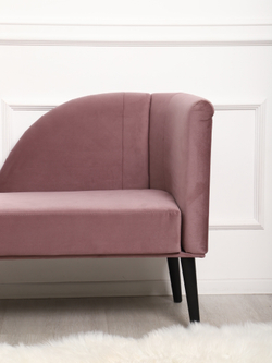 Кушетка Berger лиловый/венге