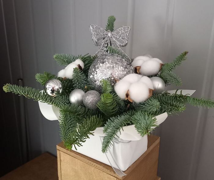 Композиция &quot;Снежное утро&quot;