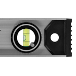 Уровень алюминиевый "Рельс", 2000 мм, 3 глазка (1 поворотный) Matrix