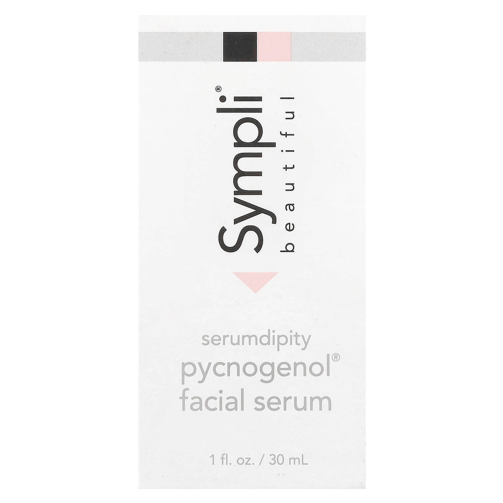 Sympli Beautiful, Serumdipity, сыворотка для лица с Pycnogenol®, 30 мл (1 жидк. унция)