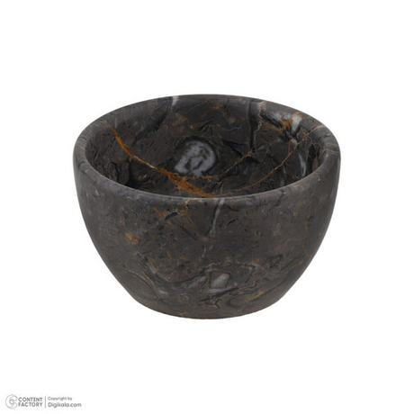 Чаша из натурального камня золотой черный мрамор 3-4 725 Иран