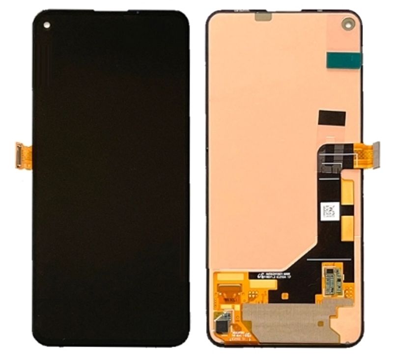 Дисплей для Google Pixel 5A в сборе с тачскрином черный (Black)