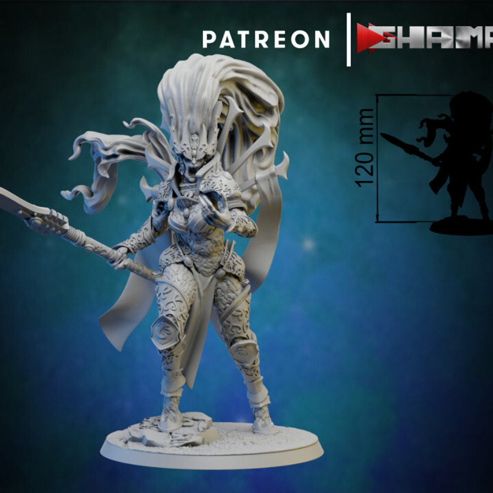 Aeldari Craftworlds Avatar of Khaine Аватар Кхейна миниатюра для dnd, днд, pathfinder, фентези, Настольная игра, НРИ, Варгейм, РПГ