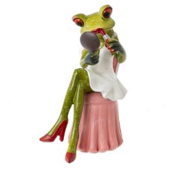 GAEM Фигурка декоративная "Лягушка", L7 W9 H14 см