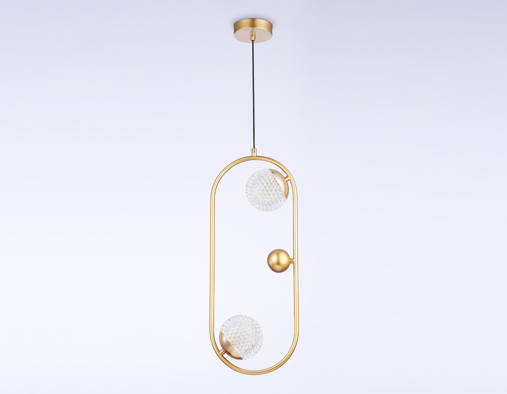 Светильник подвесной TR5431/2 GD золото G9/2 max 40W 220*110*1000