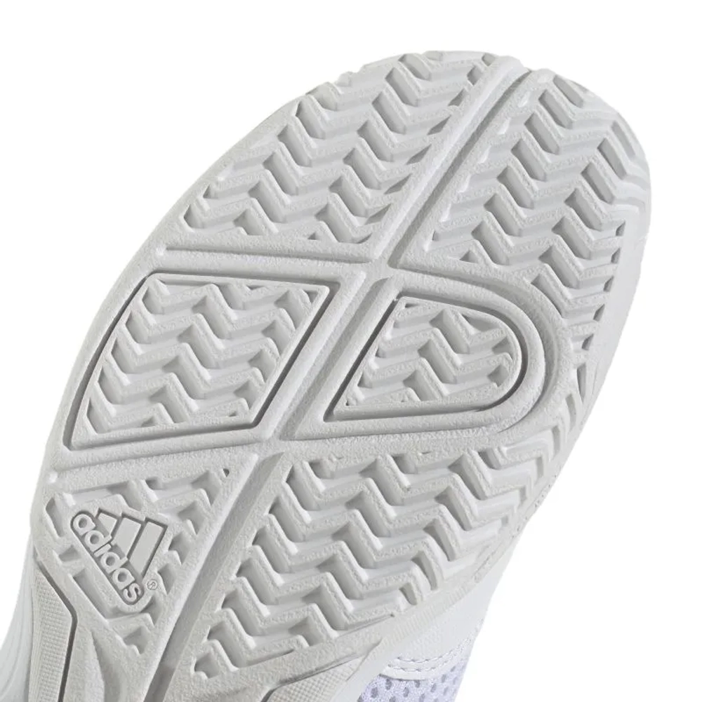 Детские Кроссовки теннисные  Adidas Courtflash K - cloud white/core black/cloud white