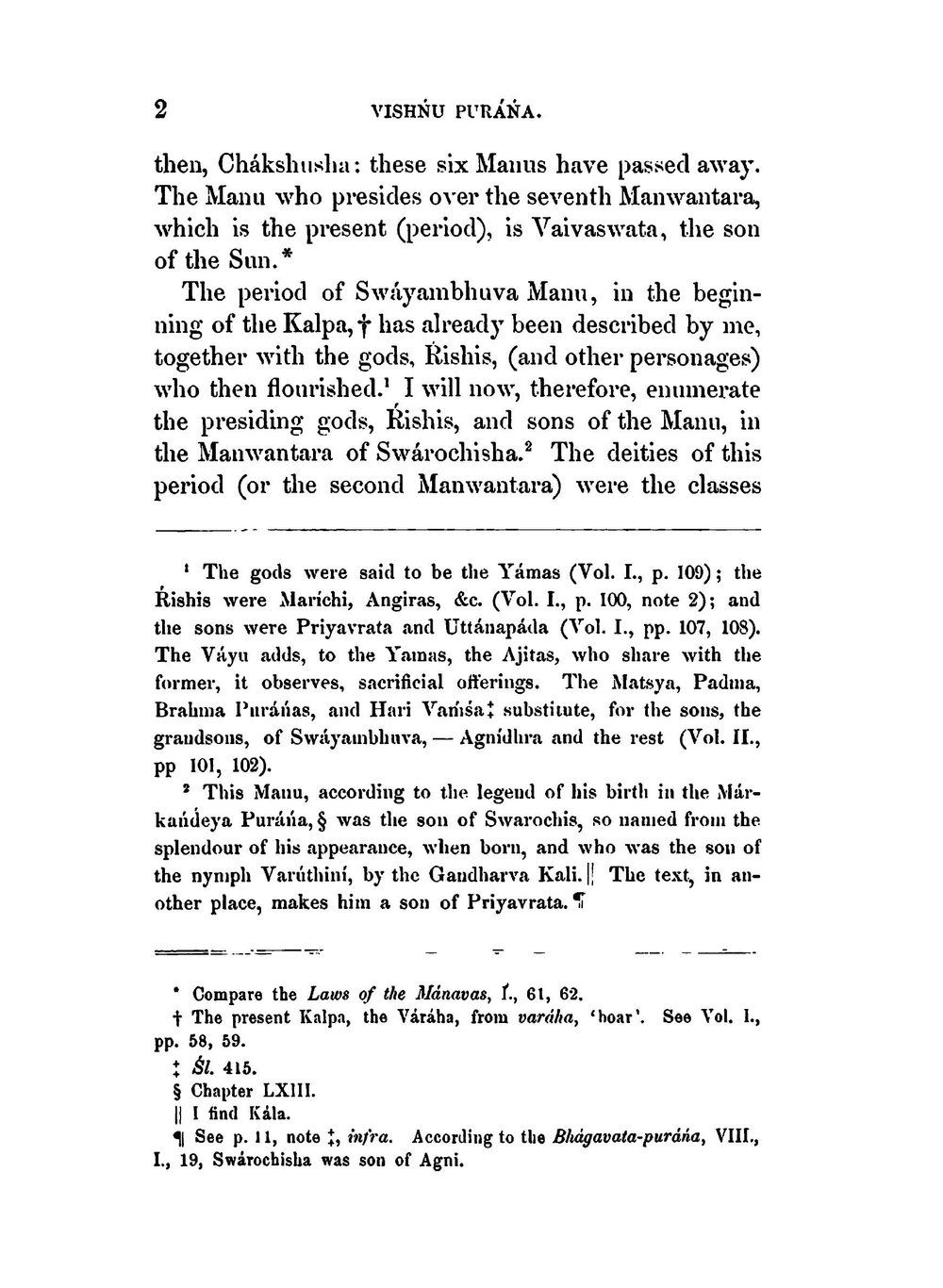The Vishnu Purána. Volume III | H. H. Wilson
