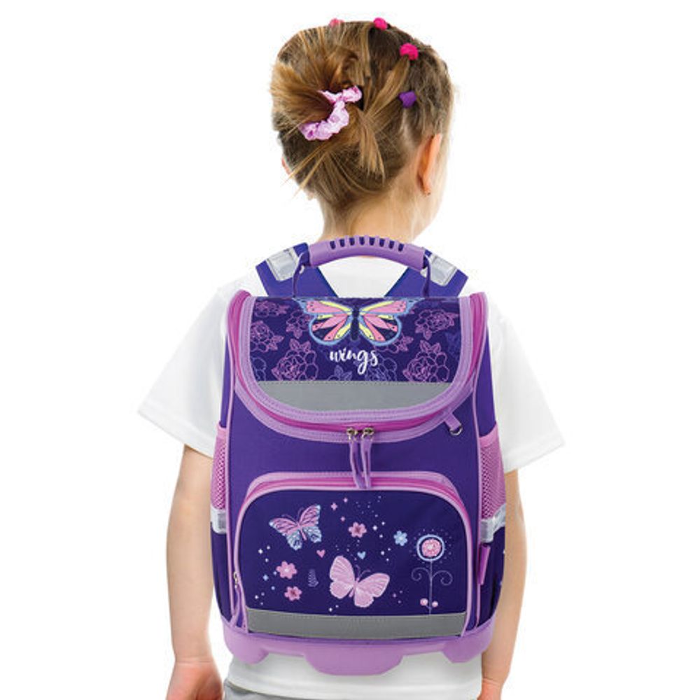 Ранец ЮНЛАНДИЯ WISE для начальной школы, "Dreams", 37х29х15 см, 229944