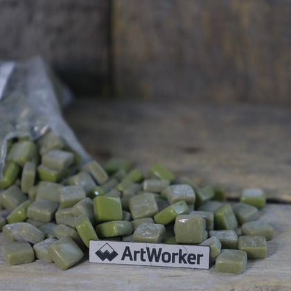 FLORY12 AW017 Стеклянная мозаика 12х12 мм 0,5 кг