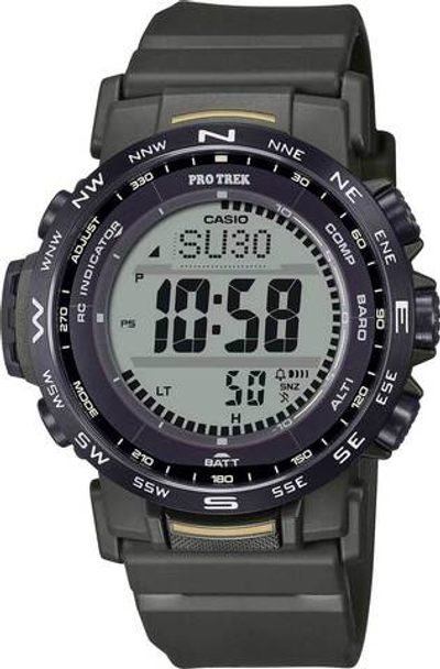 Японские наручные часы Casio Pro Trek PRW-35Y-3B с хронографом