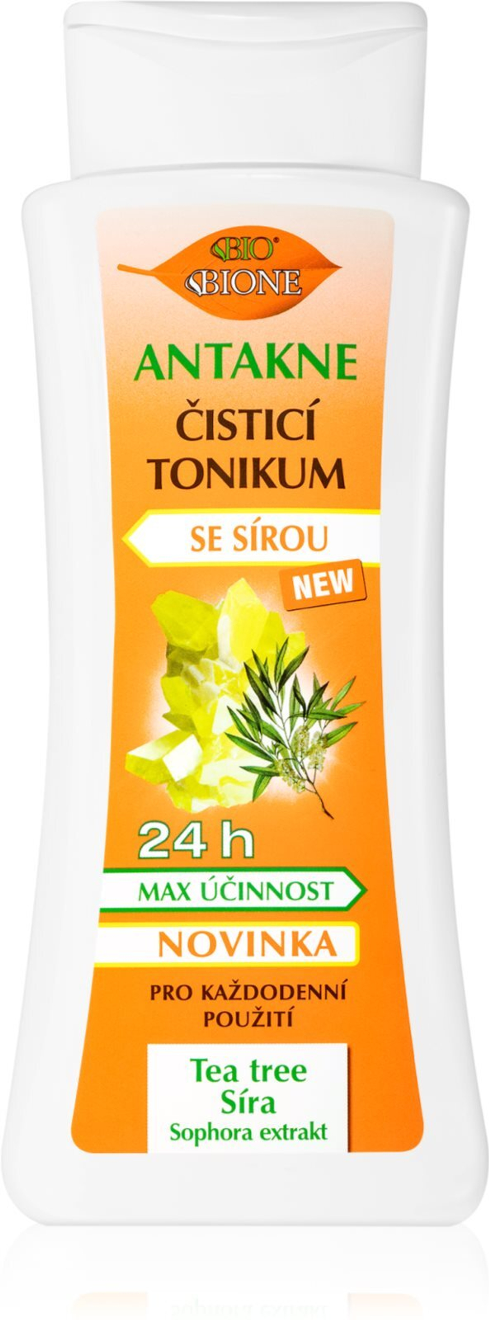 Bione Cosmetics Antakne - очищающий тоник с серой /   255  ml  / GTIN 8595061618933