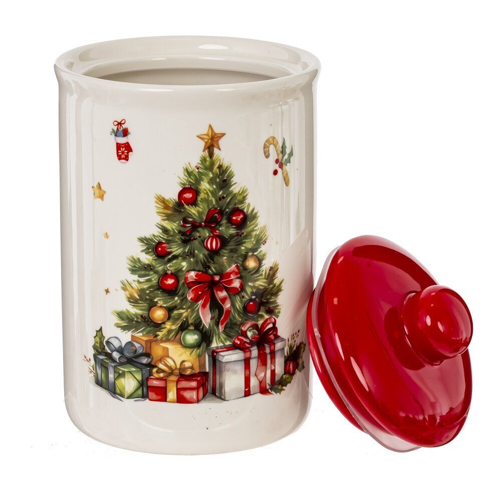 GAEM Ёмкость для сыпучих продуктов "Елочка", 680 мл, L10 W10 H16 см