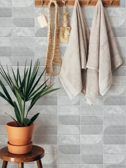 Декоративная стеновая панель ПВХ Палома Грей 482х482 мм