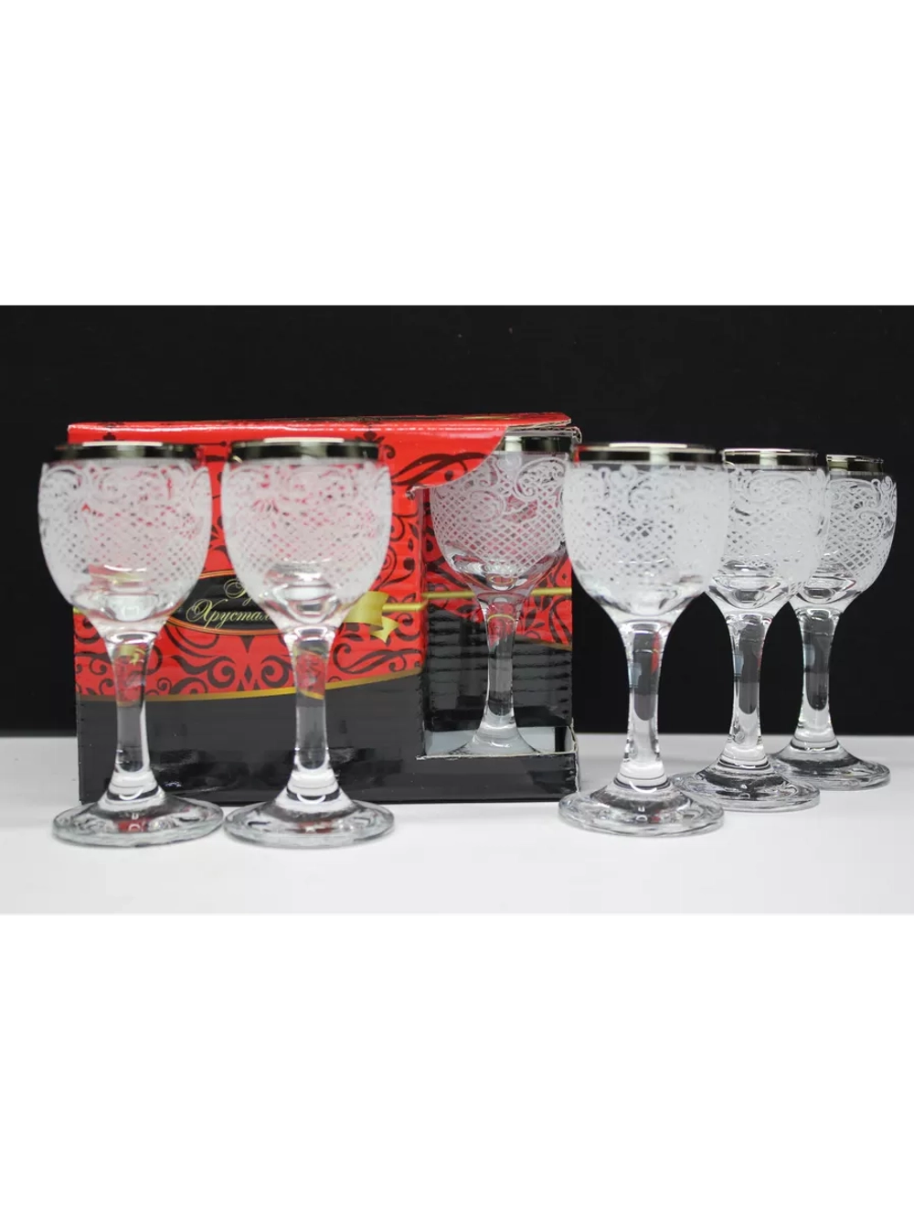 Подарочный набор рюмок Венецианская нить