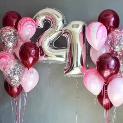 Фонтан из шаров №4