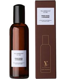 Fresh Basil & Rhubarb, спрей для дома Apothecary collection, Vila Hermanos