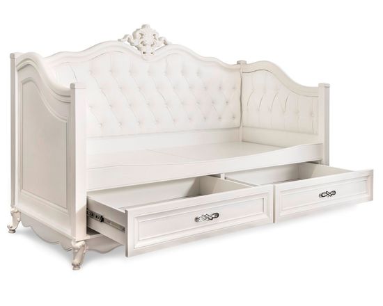 Кровать МИШЕЛЬ  с ящиками и мягким изголовьем