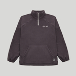 Drawstring Half-Zipped Sweatshirt Grey Excalibur