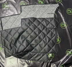 Коврики (утеплитель) под сиденья УАЗ 452 Буханка (белая нить ромб)