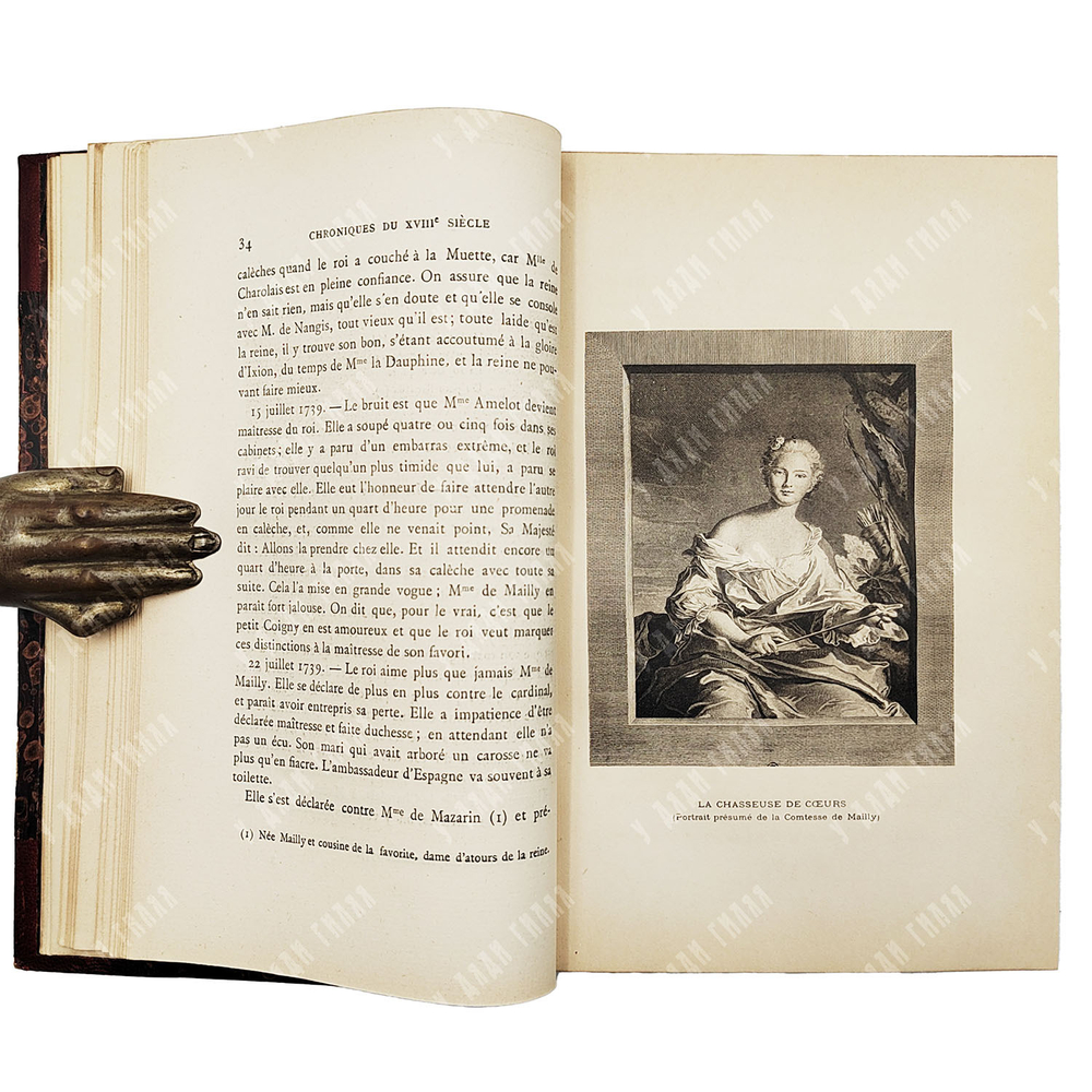 Jean Hervez. Les Maîtresses deLouis XV / Жан Эрвез. Фаворитки Людовика XV, — Paris, 1910