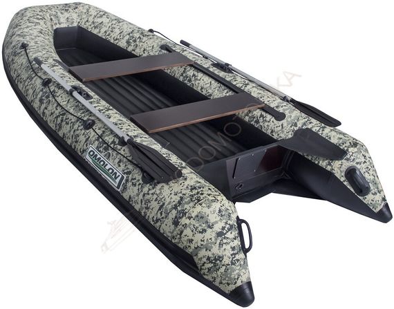 Лодка надувная OMOLON SLD 330 IB надувное дно (камуфляж)