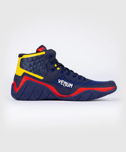 Борцовки Venum Elite Blue/Yellow