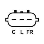 Регулятор напряжения Hyundai Santa Fe, Sonata. Kia Sorento